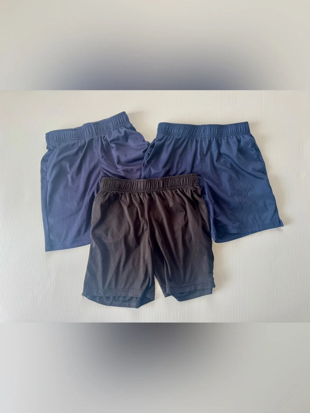 Old Navy Kid’s  Athletic Shorts - 2 Navy and 1 Black